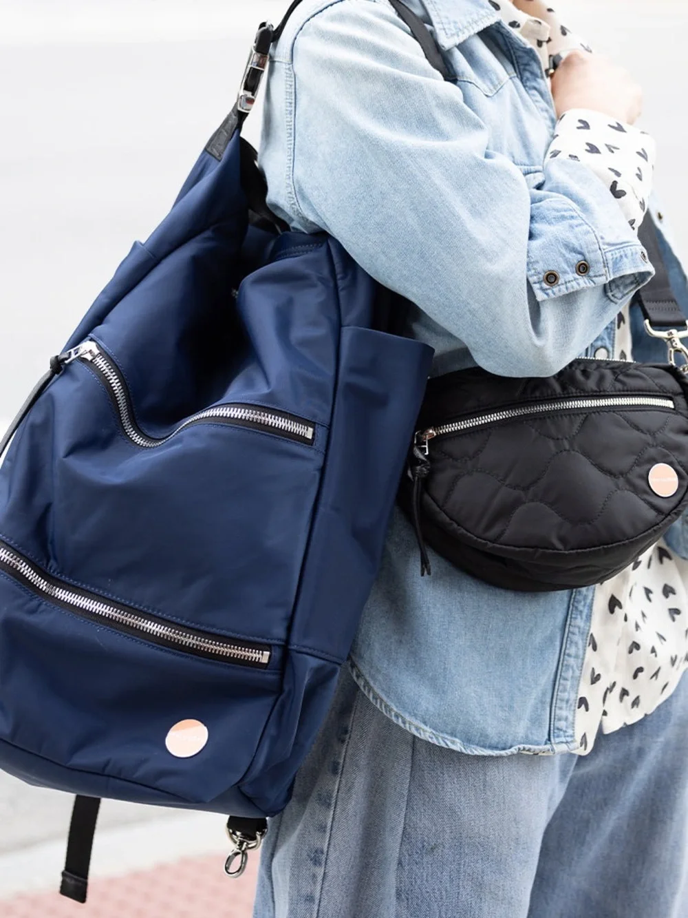 shortyLove • boxer - large backpack navy NWT